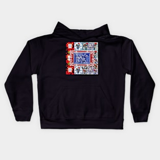 Portuguese folk art Kids Hoodie